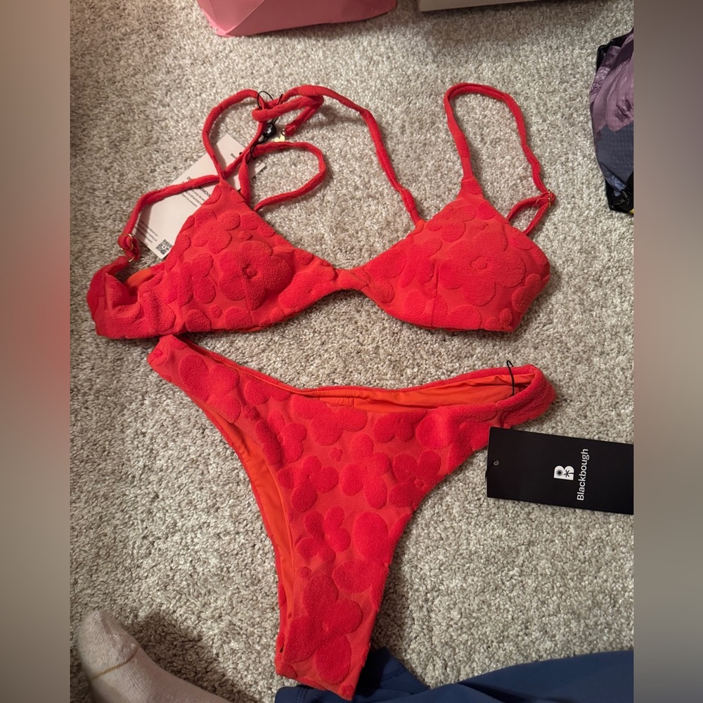 Blackbough Textured Bikini Set